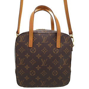 Louis Vuitton Monogram Leather Brown Spontini Bag